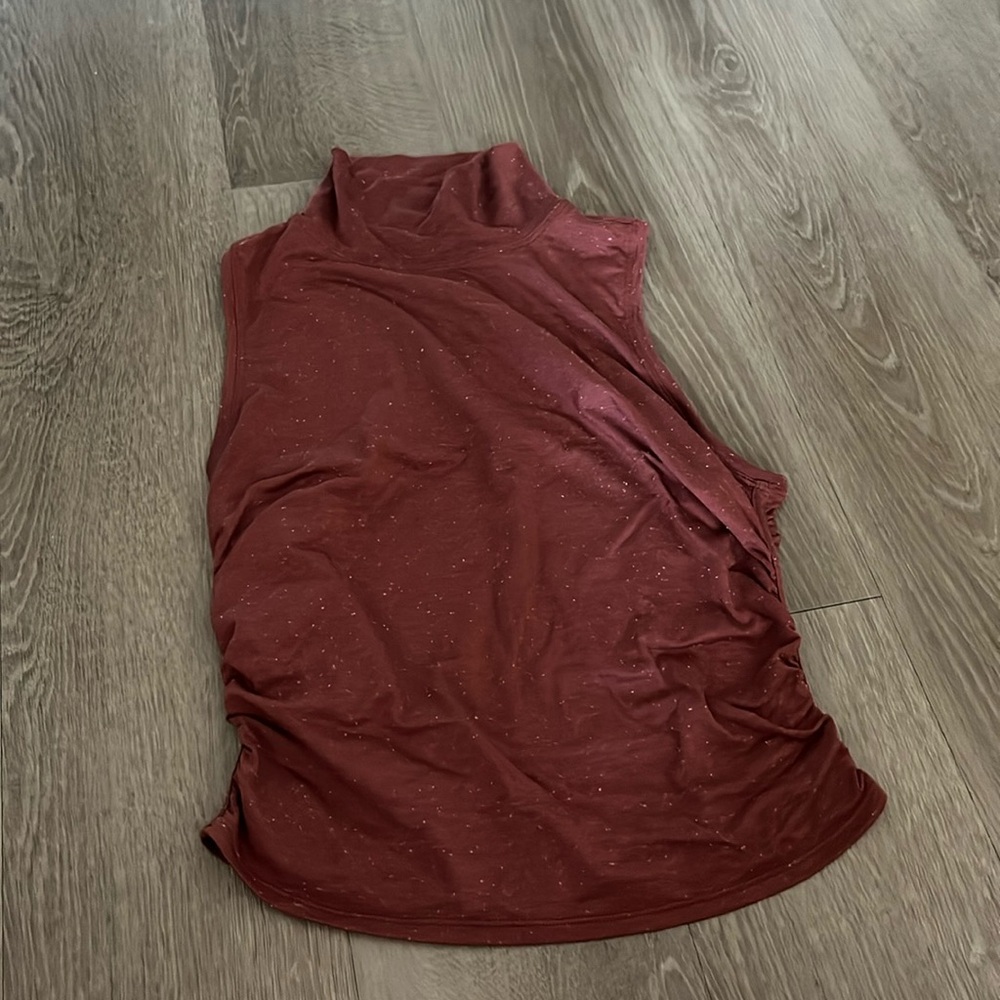 lululemon athletica Maroon Sleeveless Top